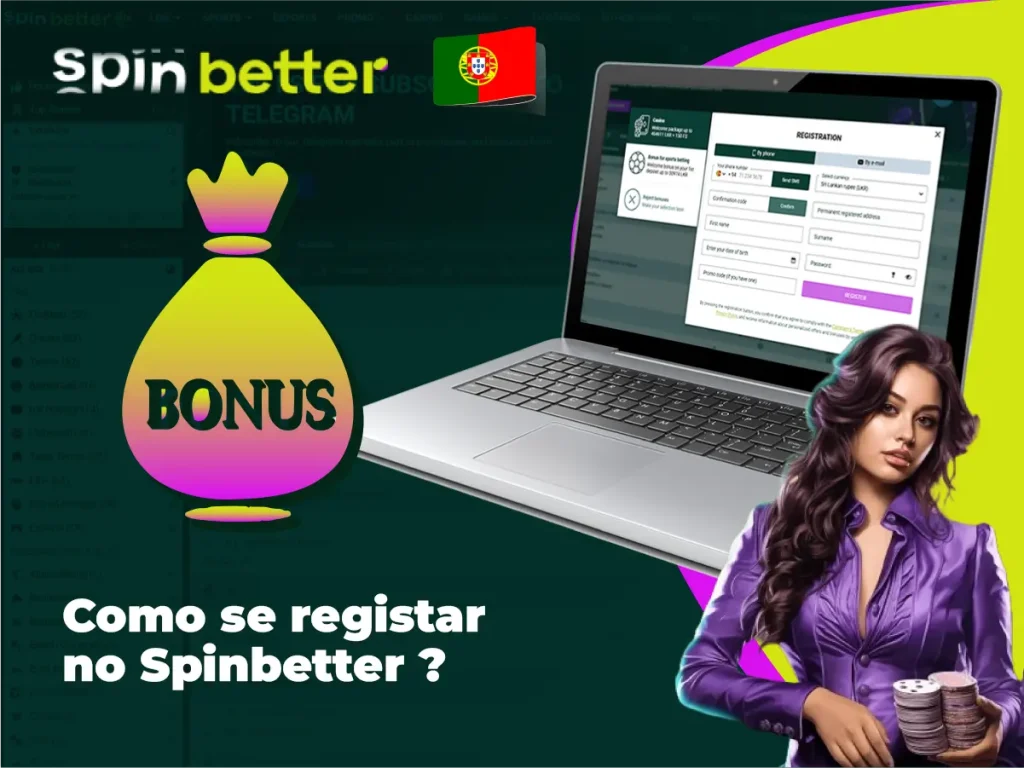 Como se registar no Spinbetter ?
